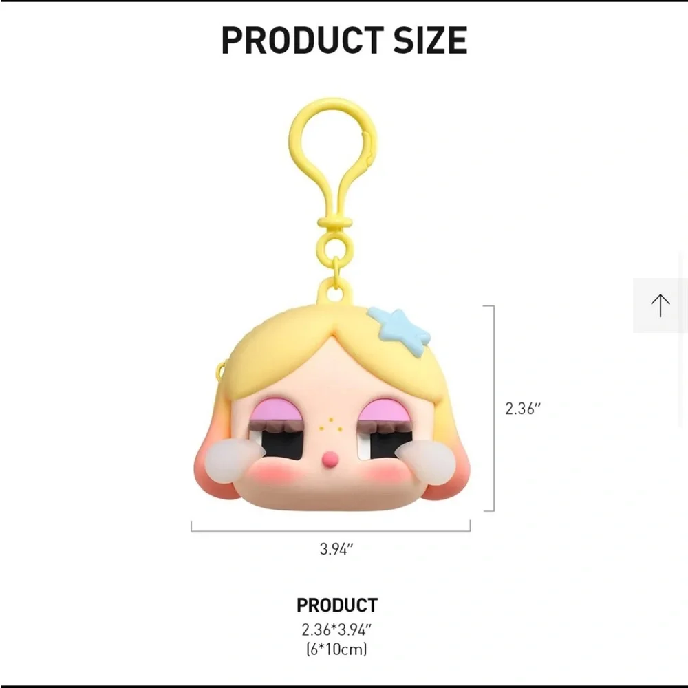 Crybaby Shiny Shiny Earphone Case - Gold - New! from Pop Mart - Picture 3 of 5